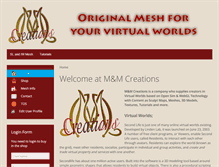 Tablet Screenshot of doublemcreations.org